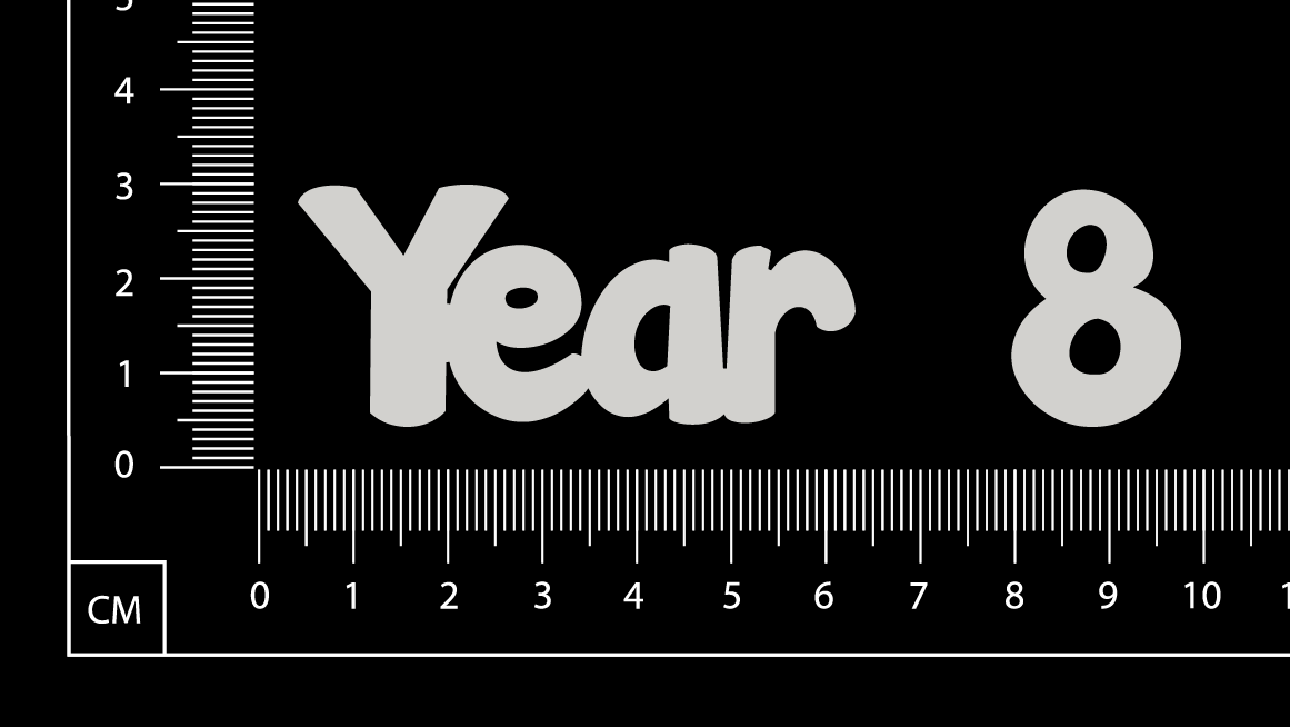 Year 8 - White Chipboard