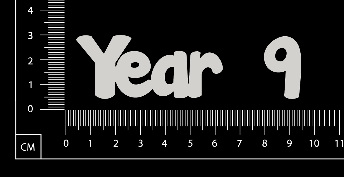 Year 9 - White Chipboard