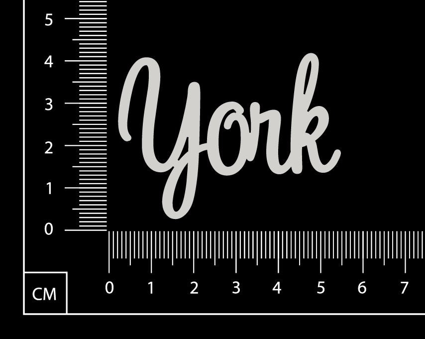 York - White Chipboard