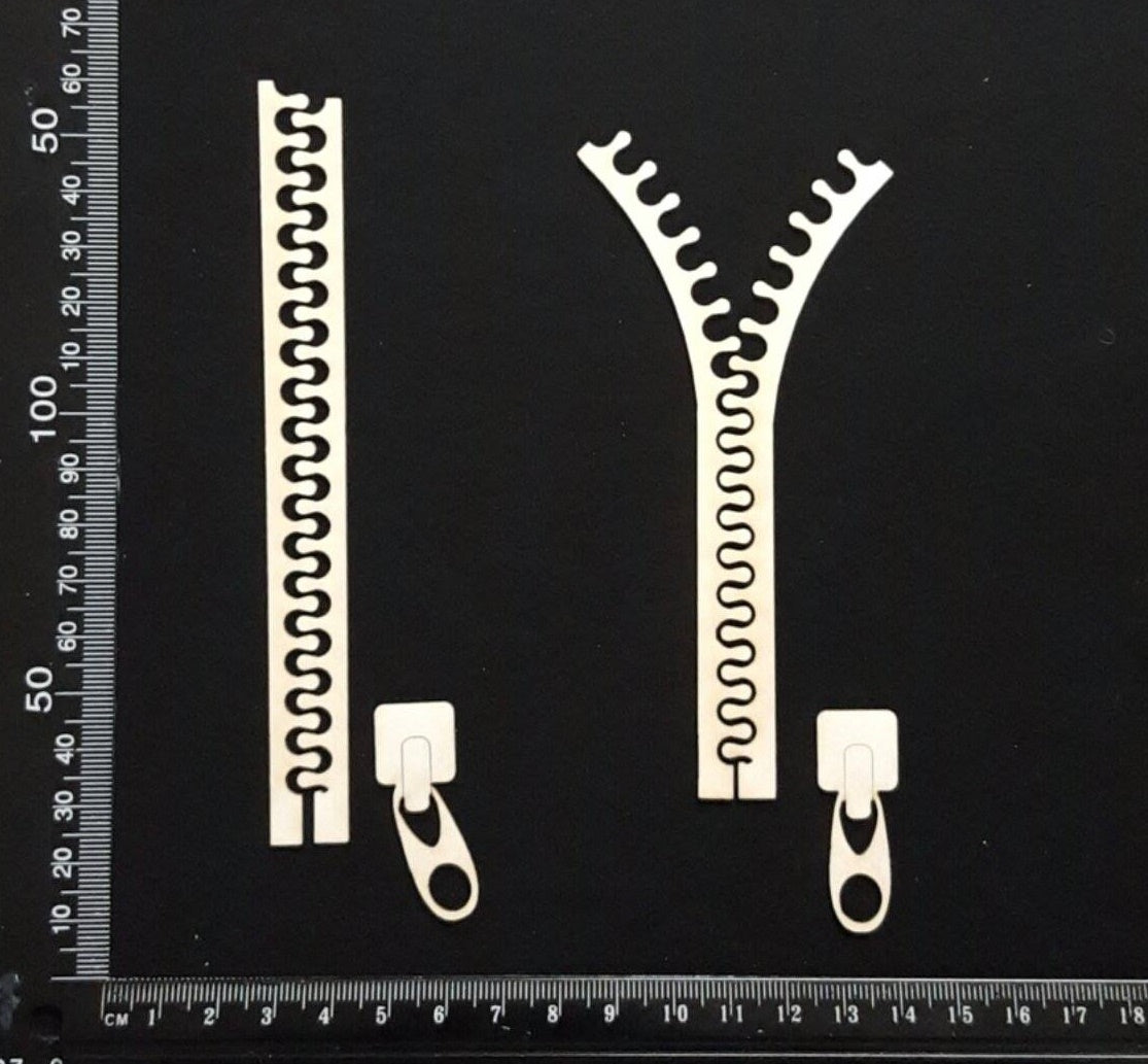 Zip Set - White Chipboard