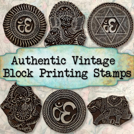 Authentic Vintage - Block Printing Stamps