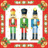 Decoupage Napkin - (DN-8829) - Watercolour Nutcrackers