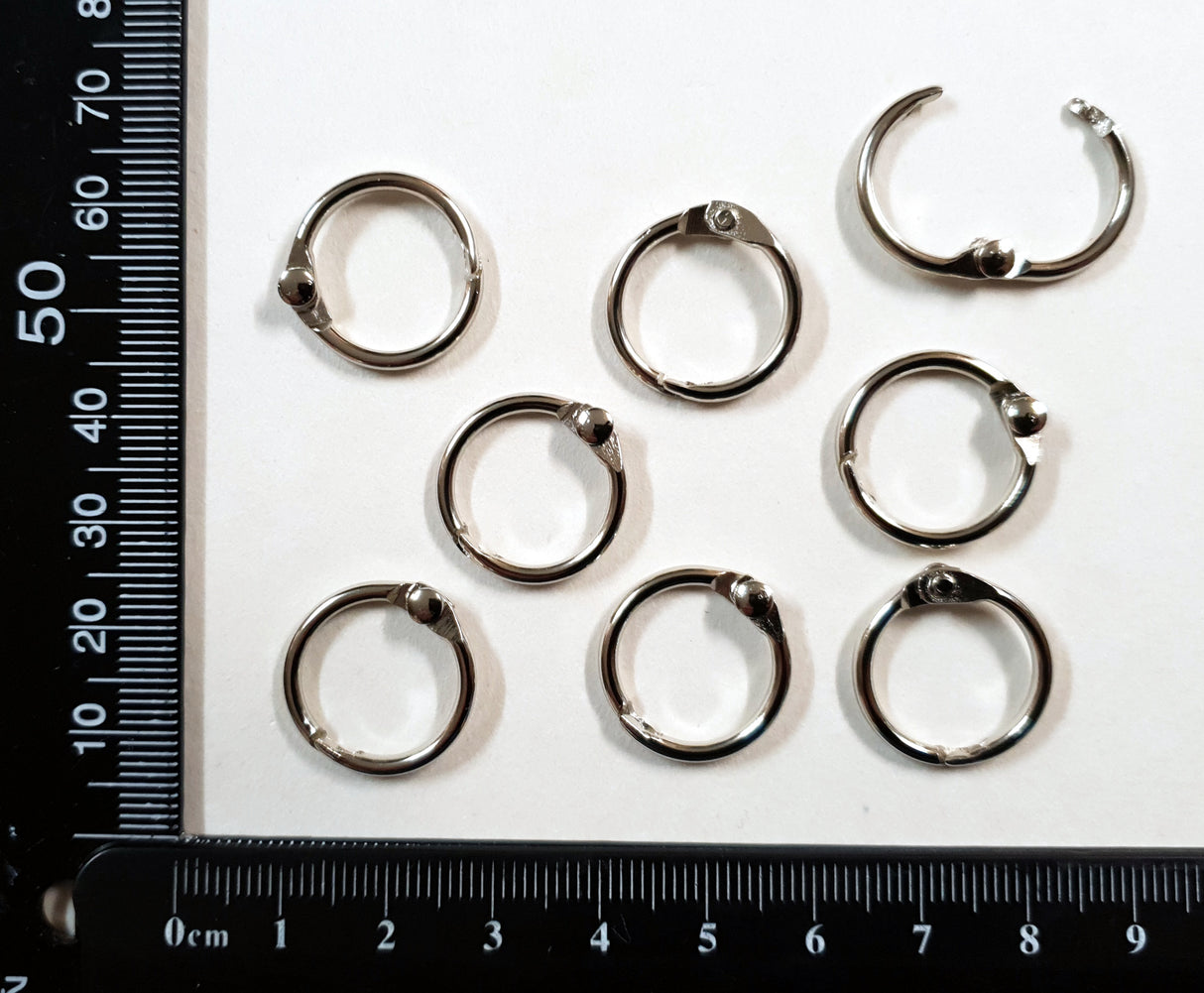 Hinged Rings – 19mm - Set of 8