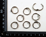 Hinged Rings – 19mm - Set of 8