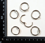 Hinged Rings – 25mm - Set of 6