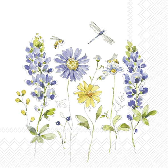 Decoupage Napkin - (DN-8906) - Lovely Blues