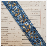 Embroidered Trim - 1 Meter  - (ITR-1049)