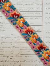 Embroidered Trim - 1 Meter  - (ITR-1072)