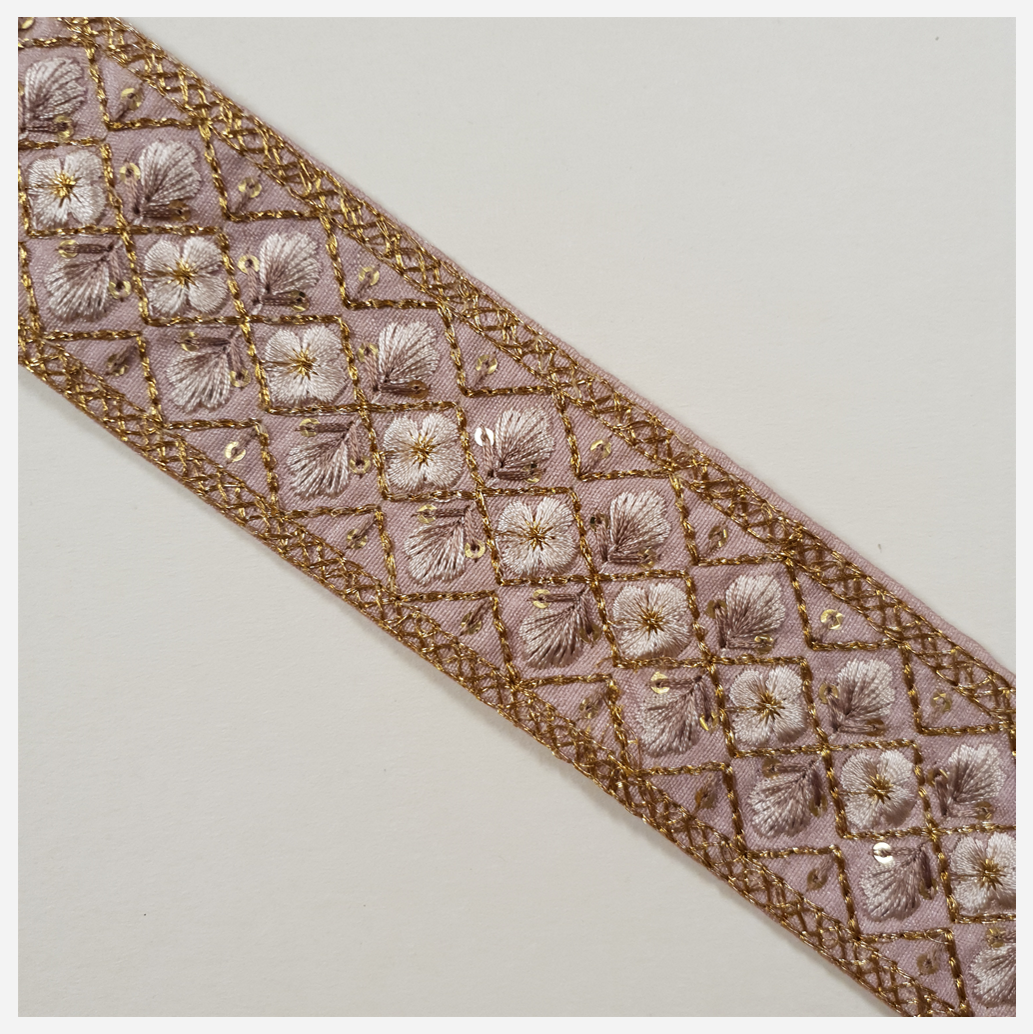 Embroidered Trim - 1 Meter - (ITR-1287)