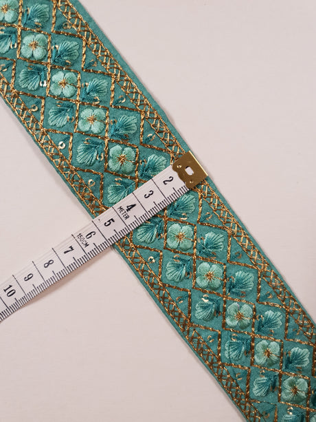 Embroidered Trim - 1 Meter - (ITR-1296)