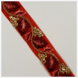 Embroidered Trim - 1 Meter - (ITR-1317)