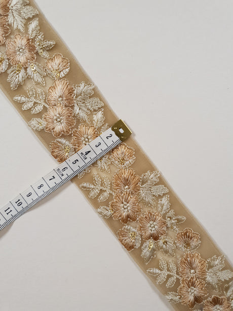 Embroidered Trim - 1 Meter - (ITR-1319)
