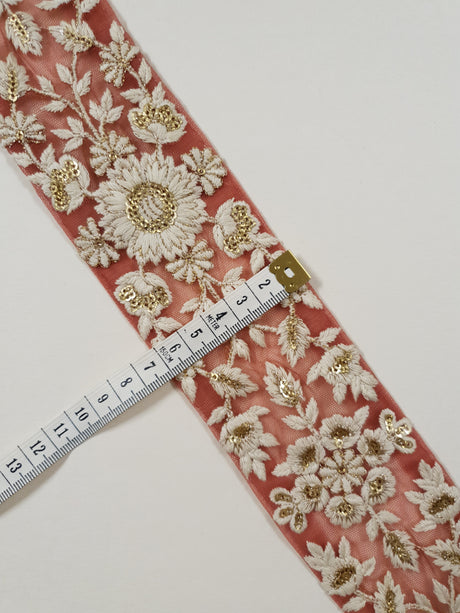Embroidered Trim - 1 Meter - (ITR-1324)