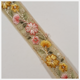 Embroidered Trim - 1 Meter - (ITR-1329)