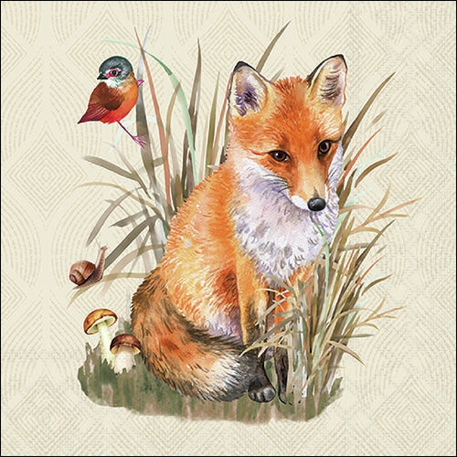 Decoupage Napkin - (DN-8904) - Foxy