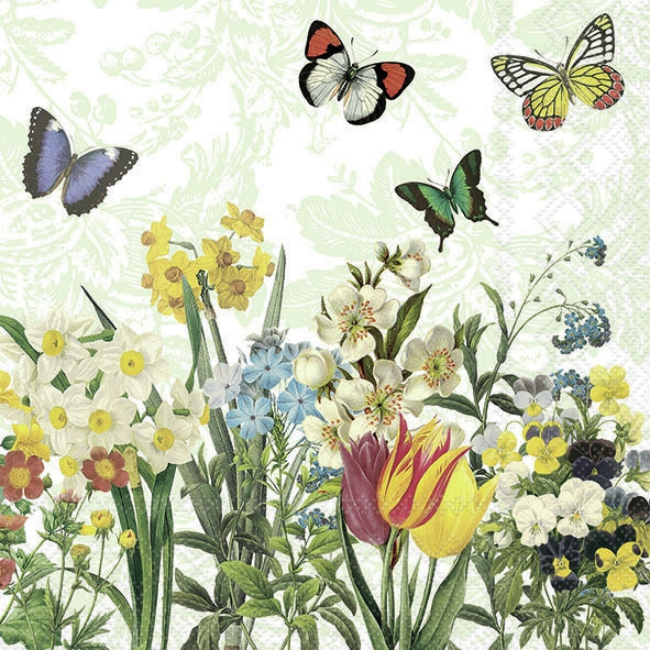 Decoupage Napkin - (DN-8900) - Spring Bloomers