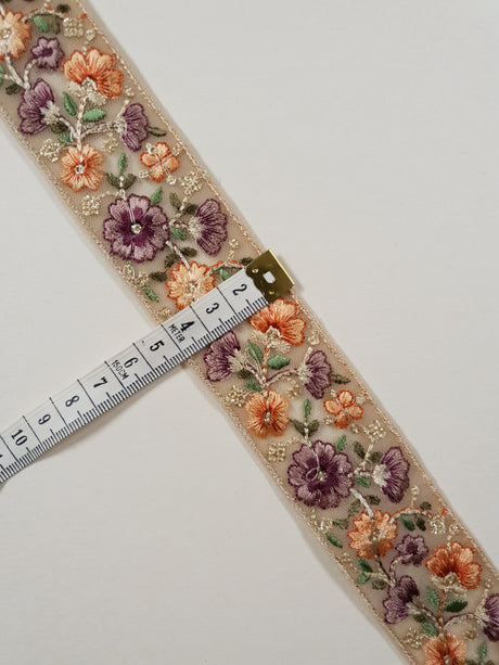 Embroidered Trim - 1 Meter - (ITR-1333)