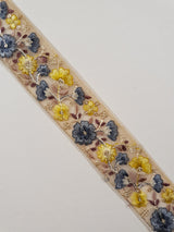 Embroidered Trim - 1 Meter - (ITR-1334)