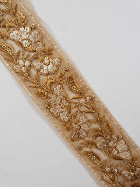 Embroidered Trim - 1 Meter - (ITR-1336)