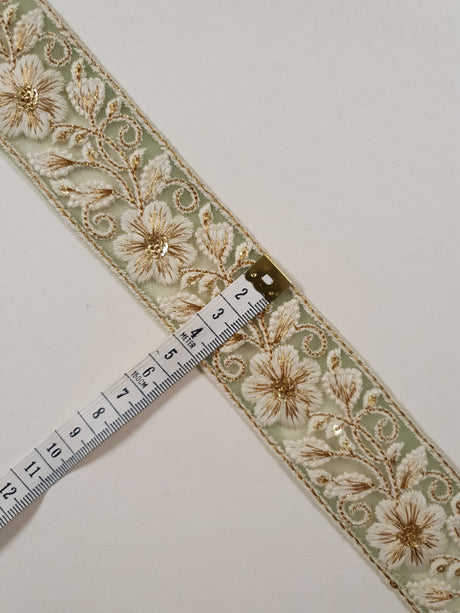 Embroidered Trim - 1 Meter - (ITR-1344)