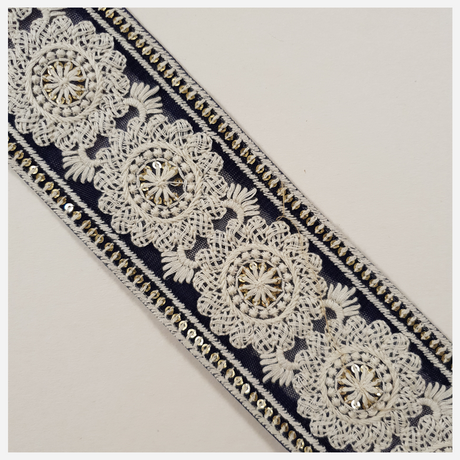 Embroidered Trim - ROLL - (ITR-1350)