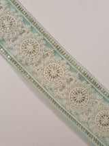 Embroidered Trim - 1 Meter - (ITR-1355)