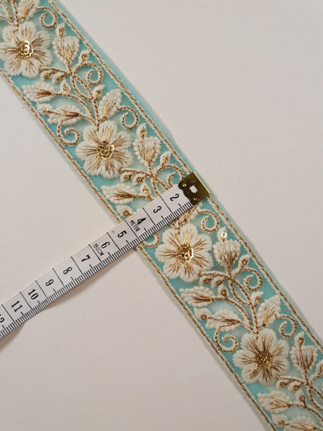 Embroidered Trim - 1 Meter - (ITR-1367)
