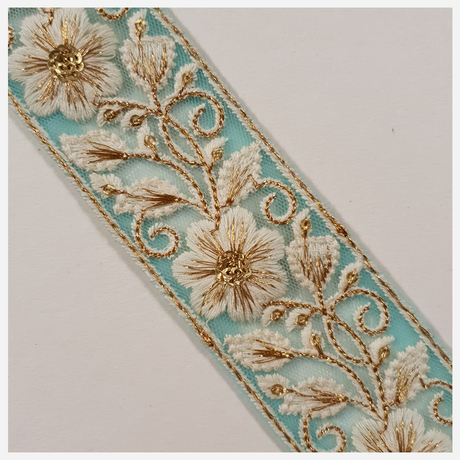Embroidered Trim - ROLL - (ITR-1367)