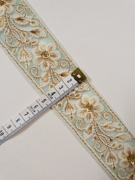 Embroidered Trim - 1 Meter - (ITR-1369)
