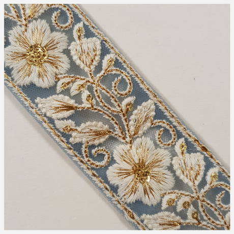 Embroidered Trim - ROLL - (ITR-1370)