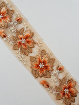 Embroidered Trim - 1 Meter - (ITR-1374)