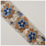 Embroidered Trim - 1 Meter - (ITR-1375)