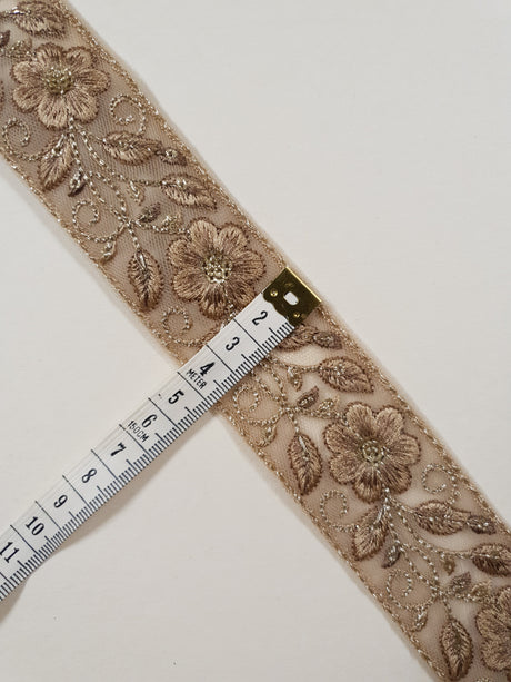 Embroidered Trim - 1 Meter - (ITR-1376)