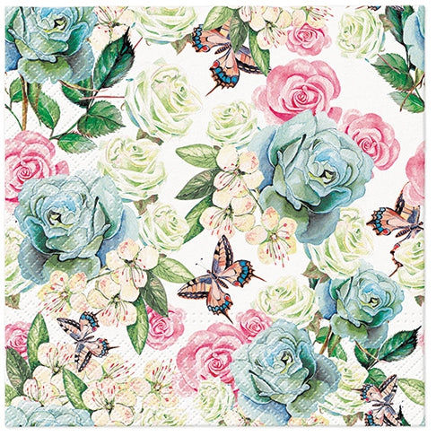 Decoupage Napkin - (DN-8855) - Powder Garden