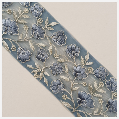 Embroidered Trim - ROLL - (ITR-1385)