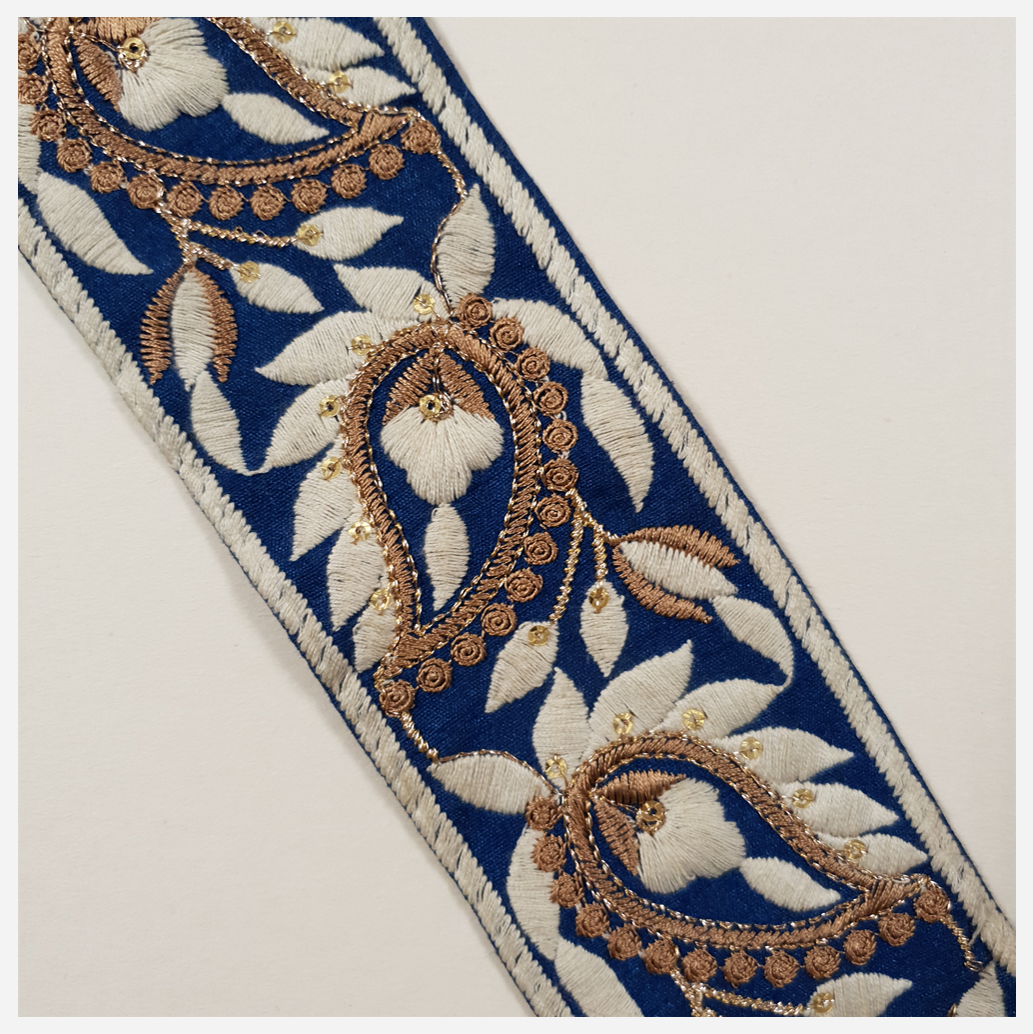 Embroidered Trim - 1 Meter - (ITR-1408)
