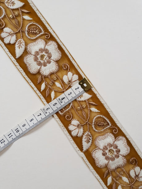Embroidered Trim - 1 Meter - (ITR-1414)