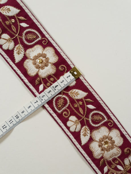 Embroidered Trim - 1 Meter - (ITR-1420)