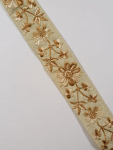 Embroidered Trim - 1 Meter - (ITR-1422)