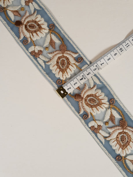 Embroidered Trim - 1 Meter - (ITR-1427)