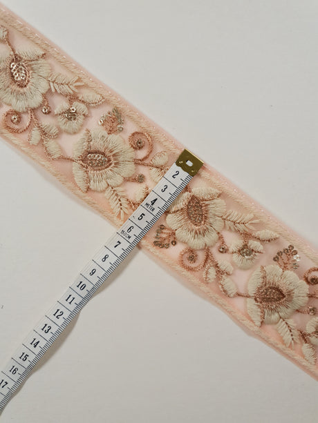Embroidered Trim - ROLL - (ITR-1434)