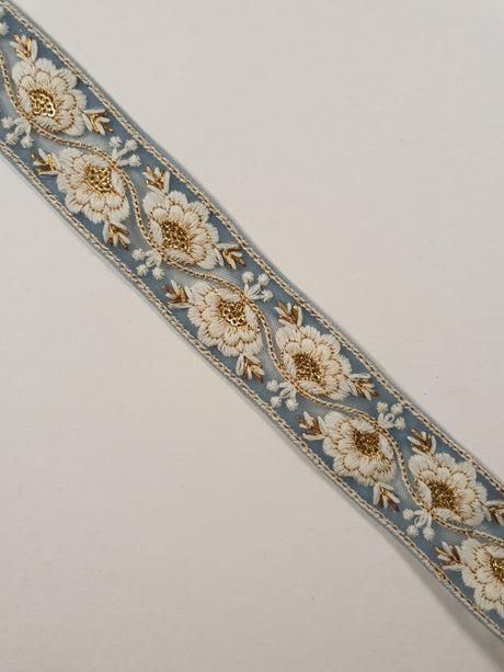 Embroidered Trim - 1 Meter - (ITR-1443)