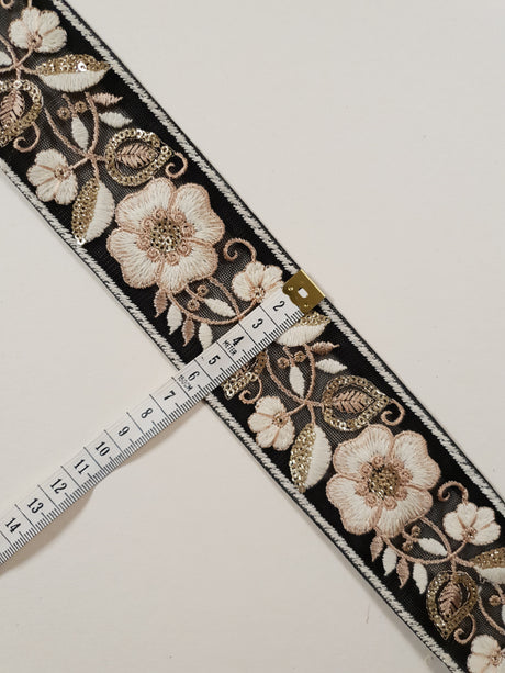 Embroidered Trim - 1 Meter - (ITR-1446)