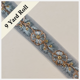 Embroidered Trim - ROLL - (ITR-1455)
