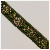 Embroidered Trim - 1 Meter - (ITR-1457)