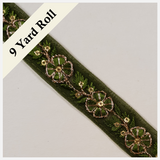 Embroidered Trim - ROLL - (ITR-1457)