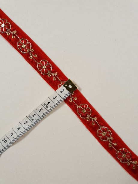 Embroidered Trim - 1 Meter - (ITR-1462)