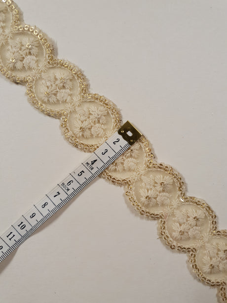 Embroidered Trim - ROLL - (ITR-1470)