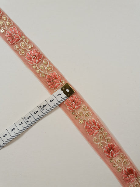 Embroidered Trim - 1 Meter - (ITR-1475)