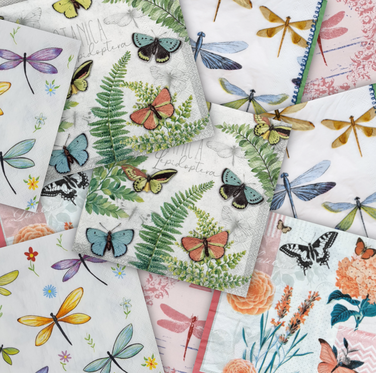 Decoupage Napkins - Set of 10 - 1502